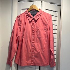 Tommy Hilfiger Pink Button Down Shirt Cotton Blend
